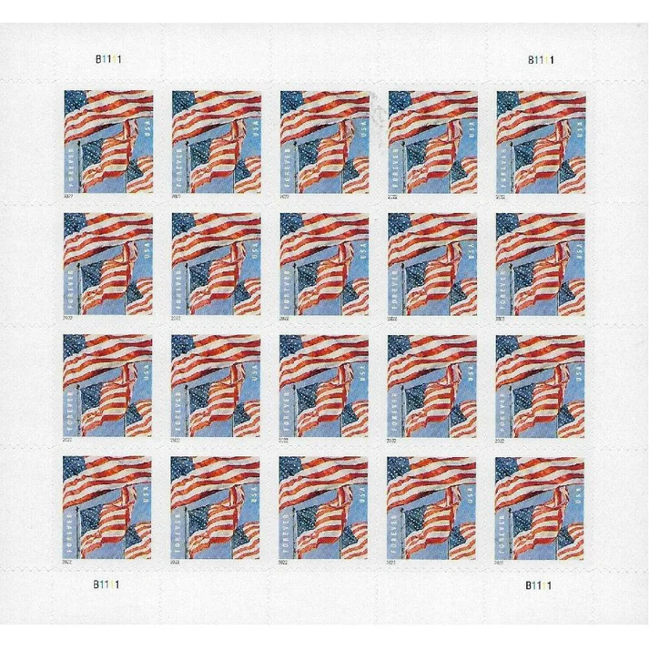 Flag2022Sheet 2 2 - Forever Stamps