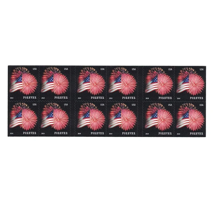 FlagFireworks2014 2 - Forever Stamps