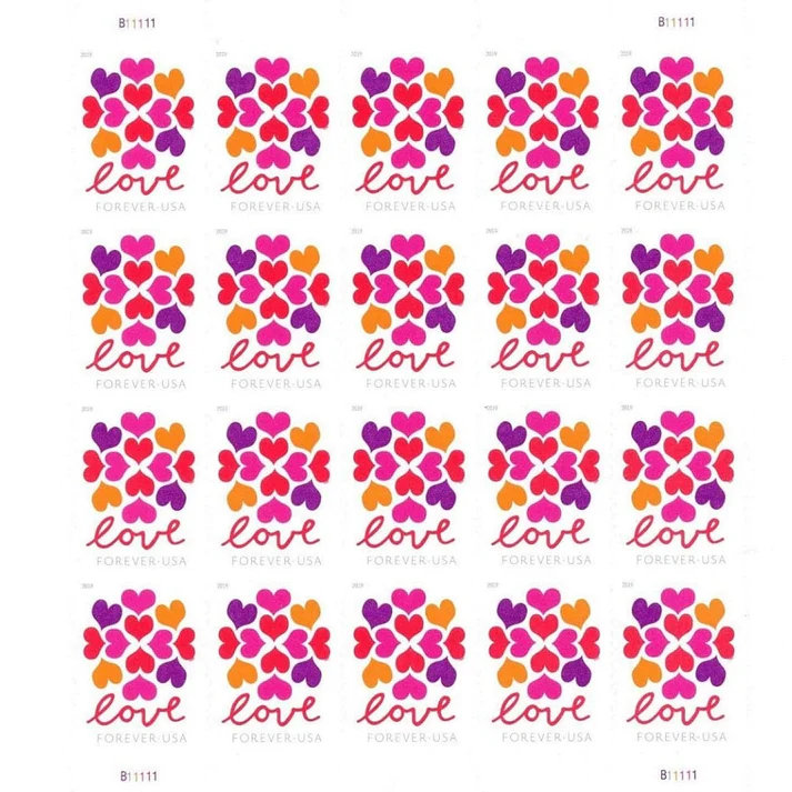 HeartsBlossomLove2019 2 - Forever Stamps