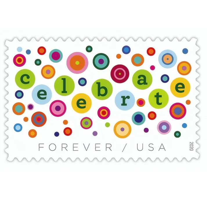 Let's Celebrate 2020 1 - Forever Stamps Let's Celebrate 2020
