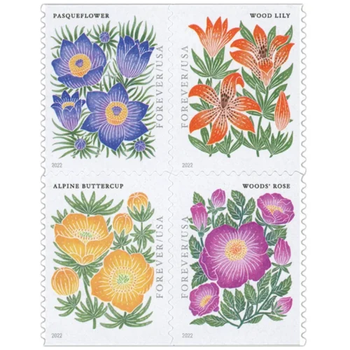 MountainFlora2022 - Forever Stamps