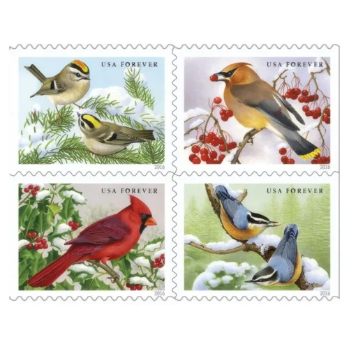 SongbirdsinSnow2016 - Forever Stamps