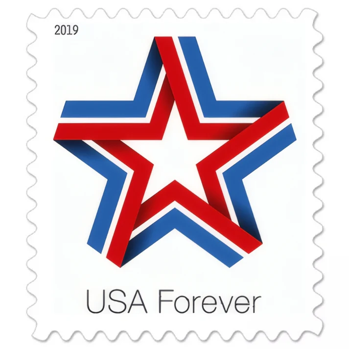 Star Ribbon 2019 1 - Forever Stamps Star Ribbon 2019