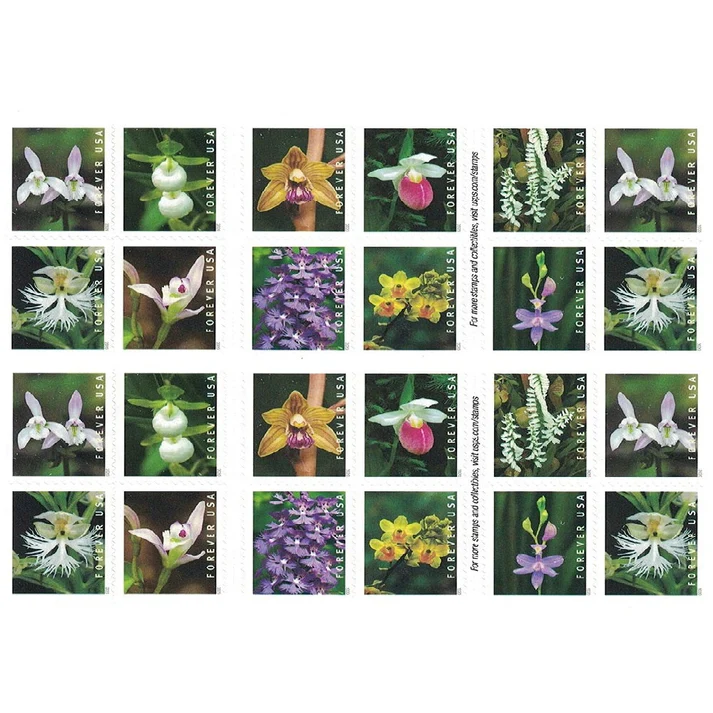 WildOrchids2020 2 - Forever Stamps