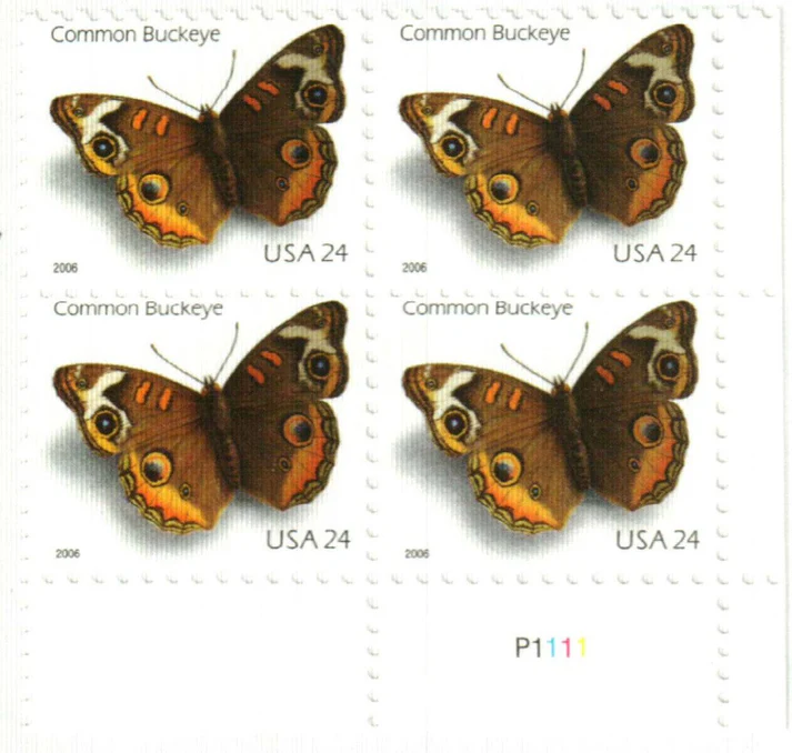 Common Buckeye Butterfly 2006 1 - Forever Stamps Common Buckeye Butterfly 2006