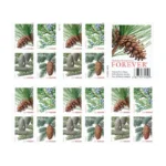 Holiday Daily Green Trees 2009 3 - Forever Stamps 230701 - Forever Stamps