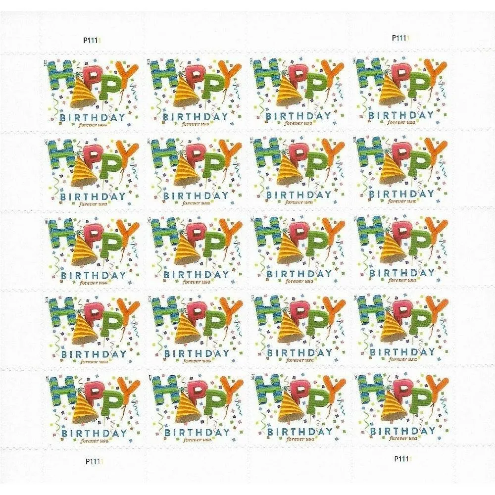 HappyBirthday2021 2 2 - Forever Stamps