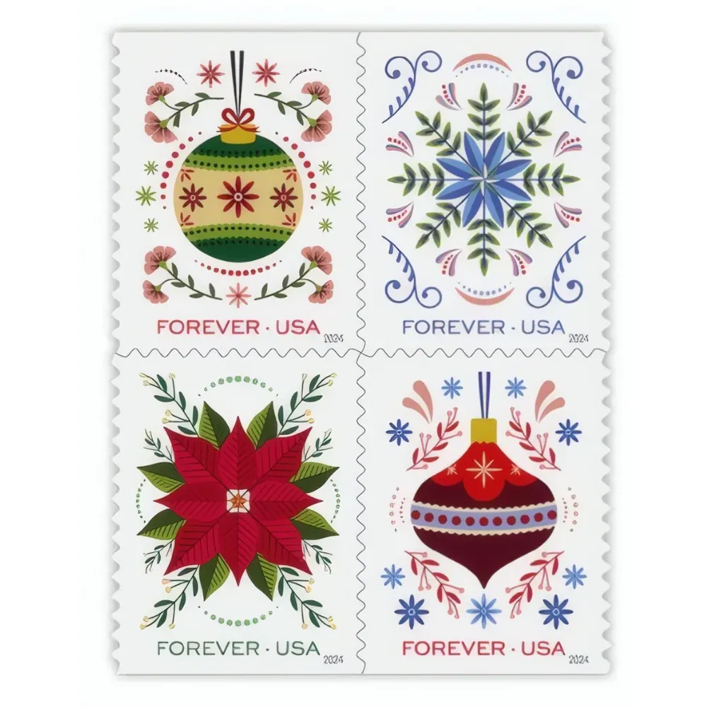 Holiday Joy 2024 1 - Forever Stamps Holiday Joy 2024
