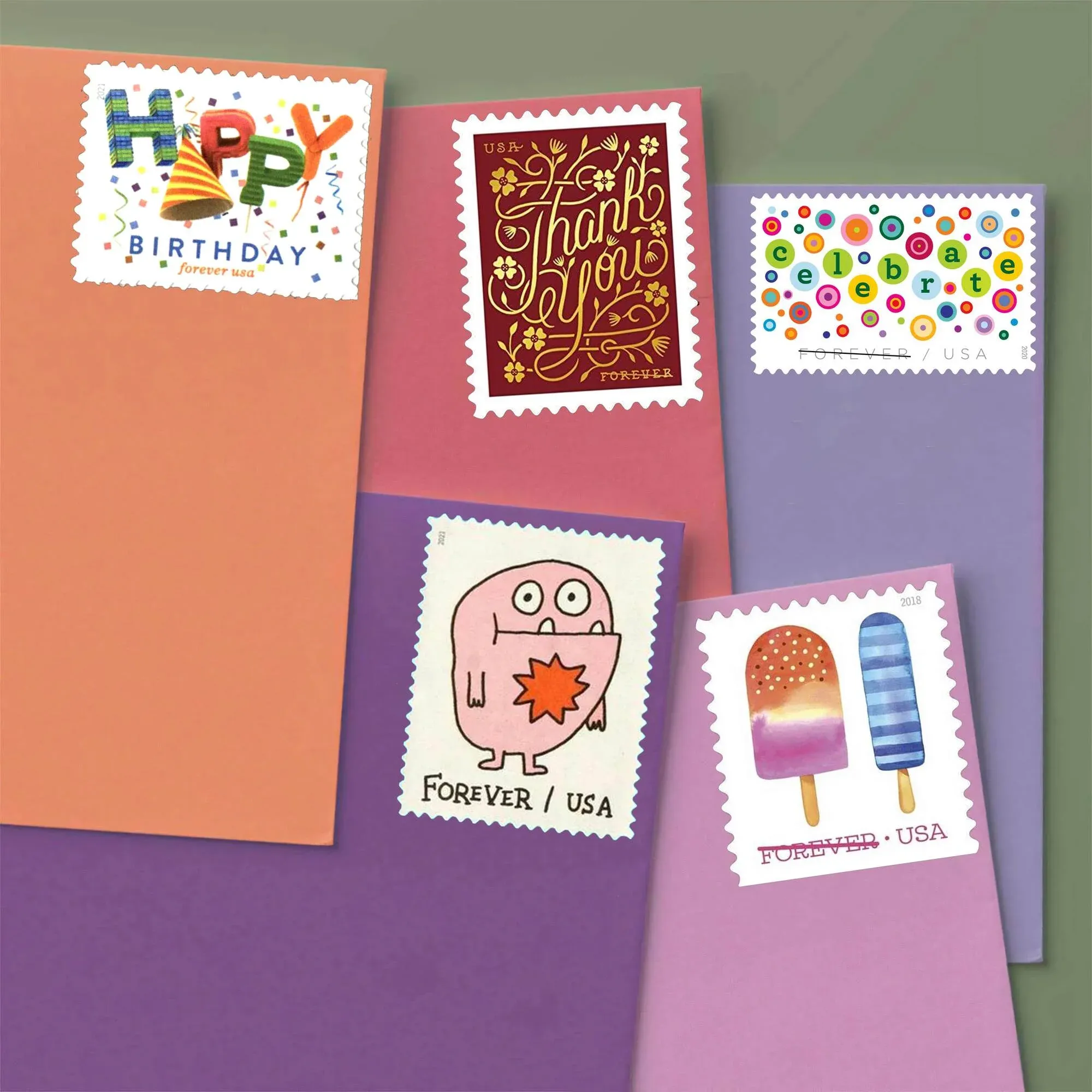 Happy Birthday Bundle 1 - Forever Stamps Happy Birthday Bundle