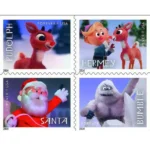 Rudolph the Red Nosed Reindeer 2014 2 - Forever Stamps RudolphtheRedNosedReindeer2014 - Forever Stamps