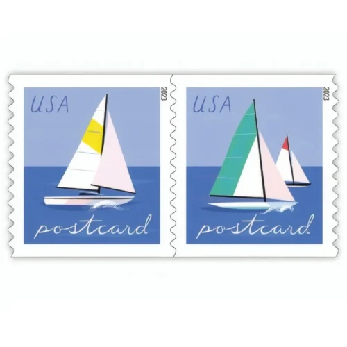 SailboatsPostcard2023 - Forever Stamps