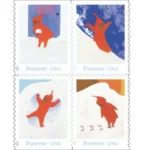 TheSnowyDay2017 - Forever Stamps