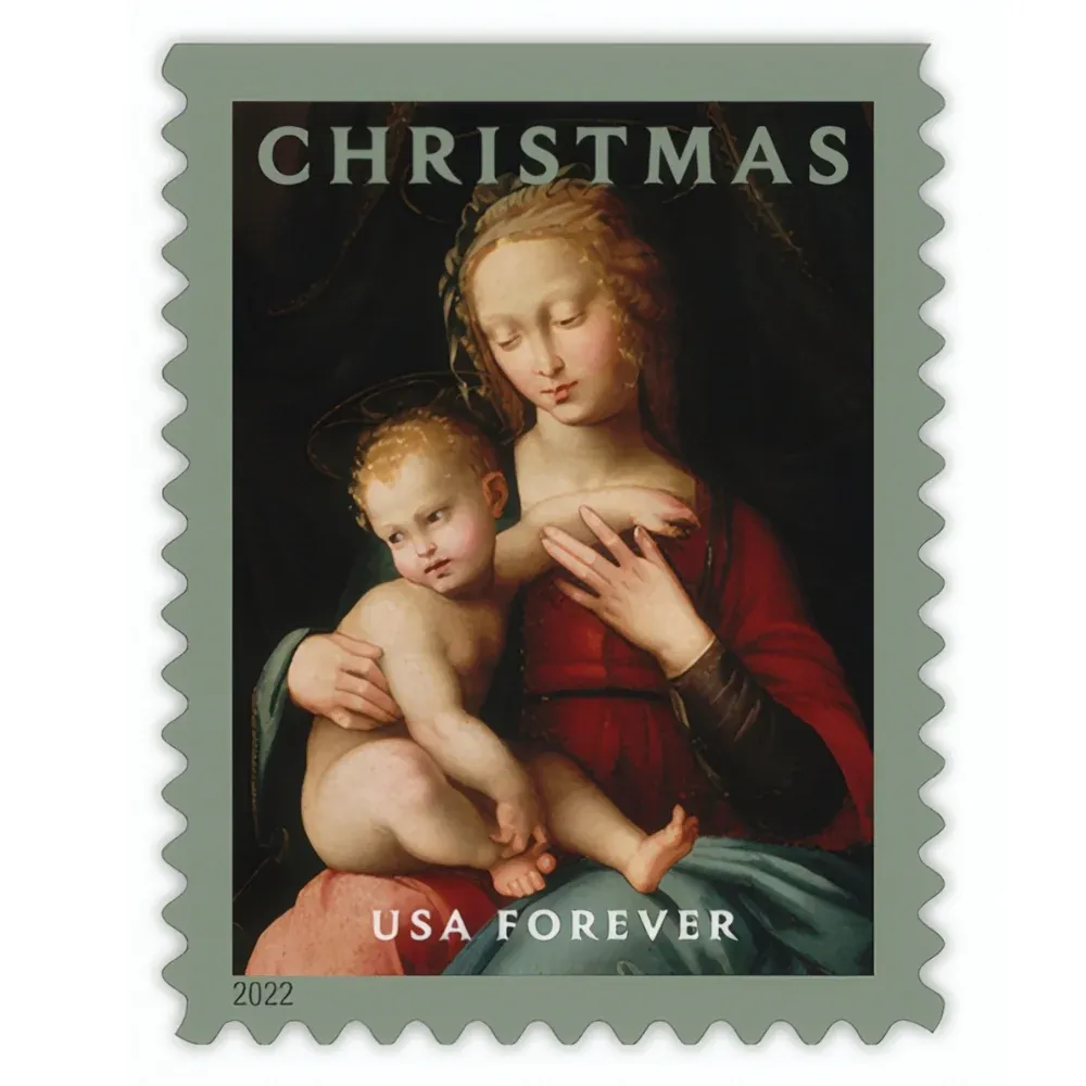 Virgin and Child 2022 1 - Forever Stamps Virgin and Child 2022