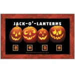 Jack-O’-Lanterns 2016 3 - Forever Stamps framed art jack o lanterns 2016 united states postage stamp jack o lanterns 1 - Forever Stamps