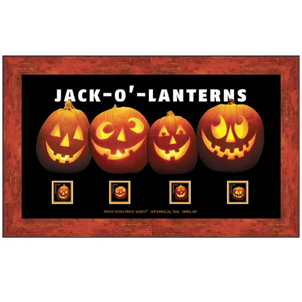 framed-art-jack-o-lanterns-2016-united-states-postage-stamp-jack-o-lanterns (1) framed art jack o lanterns 2016 united states postage stamp jack o lanterns 1 - Forever Stamps