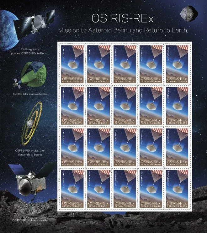 osiris rex stamps - Forever Stamps