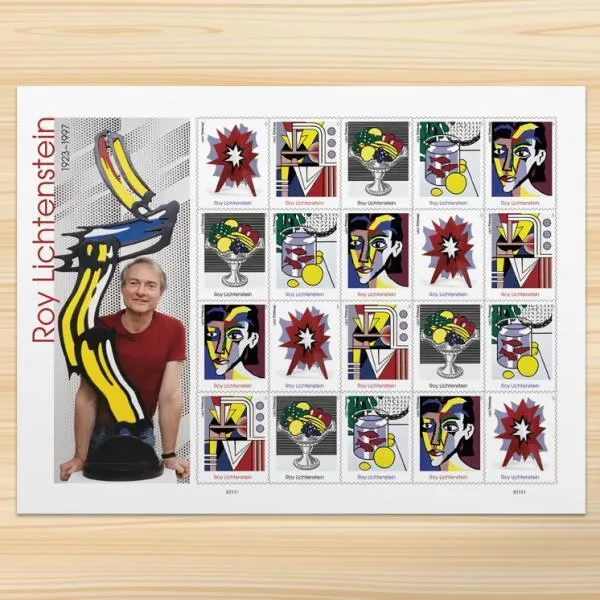 Roy Lichtenstein 2023 1 - Forever Stamps Roy Lichtenstein 2023