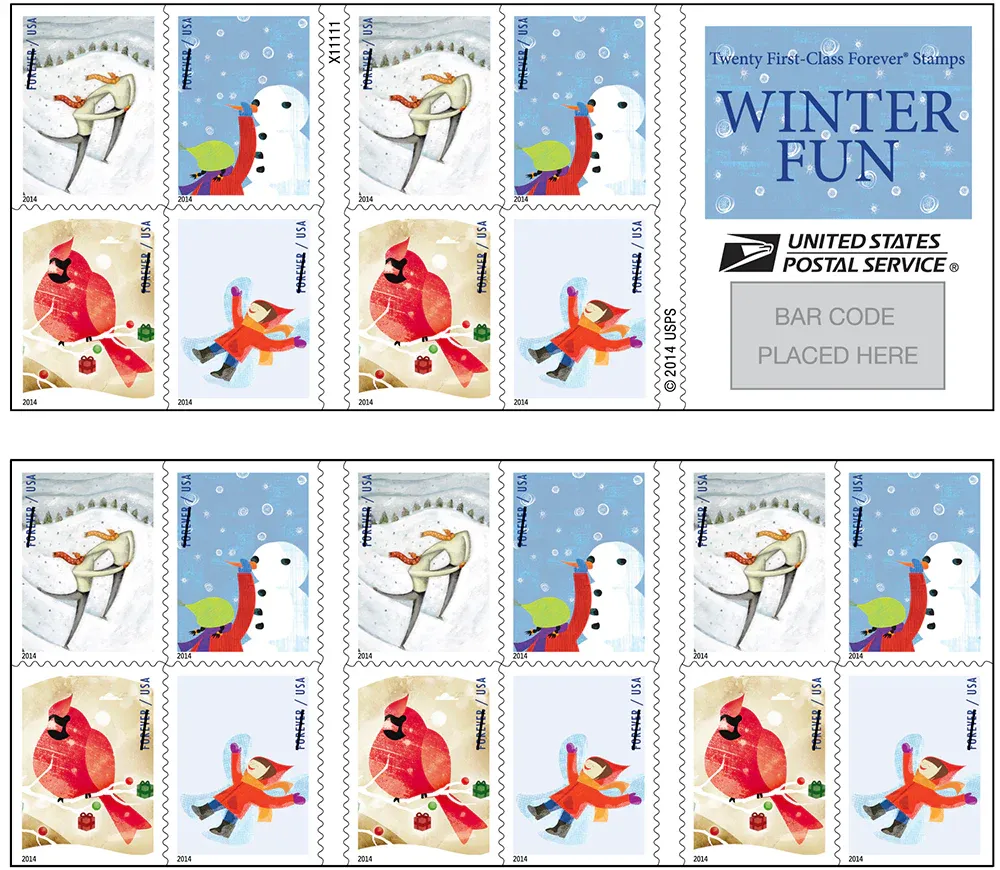 winterfun1000 - Forever Stamps