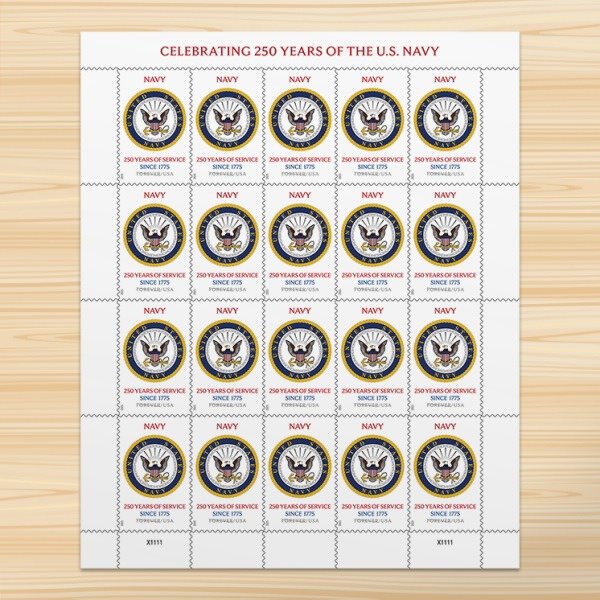 U.S. Navy Stamps 2025 1 - Forever Stamps U.S. Navy Stamps 2025