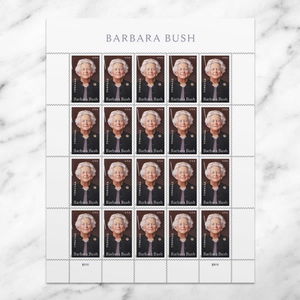 Barbara Bush Stamps 2025 1 - Forever Stamps Barbara Bush Stamps 2025